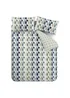 Catherine Lansfield Bryson Geo Reversible Duvet Cover Set Blue - Single Image 5