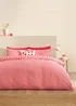 Catherine Lansfield Bamford Gingham Check Reversible Duvet Cover Set Red - Single Image 1