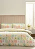 Catherine Lansfield Daisy Patchwork Reversible Duvet Cover Set Yellow - Single Image 1