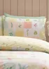 Catherine Lansfield Daisy Patchwork Reversible Duvet Cover Set Yellow - Single Image 3