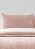 Bianca Fine Linens Attica Velvet Embroidered Pillow sham Pair Pink - One Size Image 1