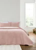 Bianca Fine Linens Attica Velvet Embroidered 240x260cm Bedspread Pink - One Size Image 1