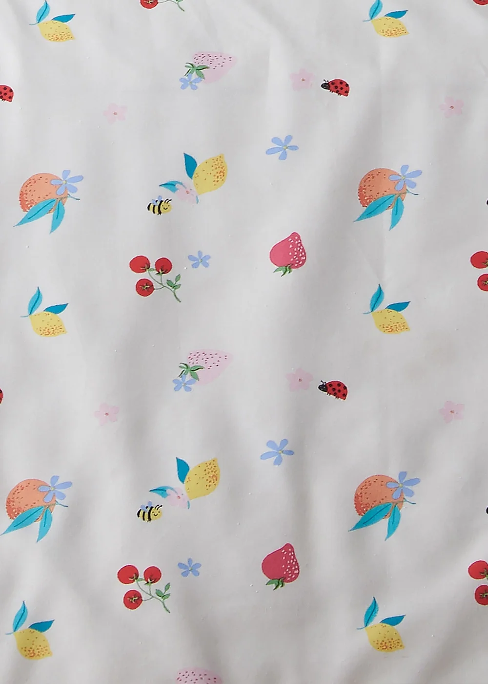 Catherine Lansfield Fruity Friends Fitted Sheet Bright - Single Image 2