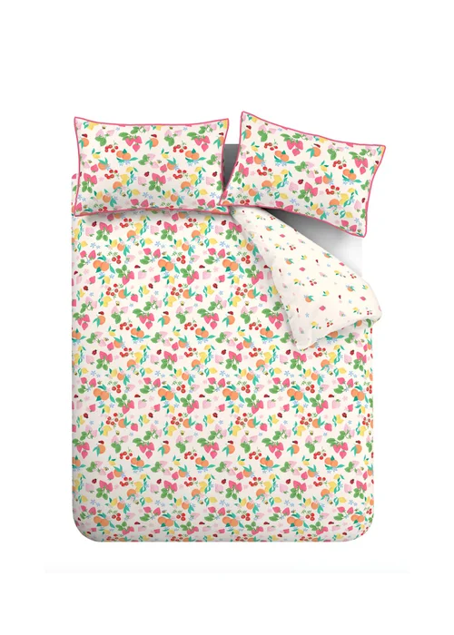 Catherine Lansfield Fruity Friends Reversible Duvet Cover Set Bright - Single Image 5