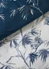 Catherine Lansfield Kyoto Floral Reversible Duvet Cover Set Blue - Single Image 4