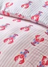 Sassy B Lobster Stripe Reversible Duvet Cover Set Pink - Single Image 4