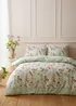 RHS x Catherine Lansfield Birds In Bloom So Soft Duvet Cover Set Green - Double Image 1