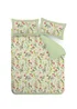 RHS x Catherine Lansfield Birds In Bloom So Soft Duvet Cover Set Green - Double Image 6