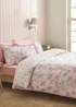 Catherine Lansfield Mirabelle Floral Reversible Duvet Cover Set Pink - Single Image 1