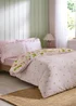 Catherine Lansfield Strawberry Frills Gingham Reversible Duvet Cover Set Pink - Single Image 2