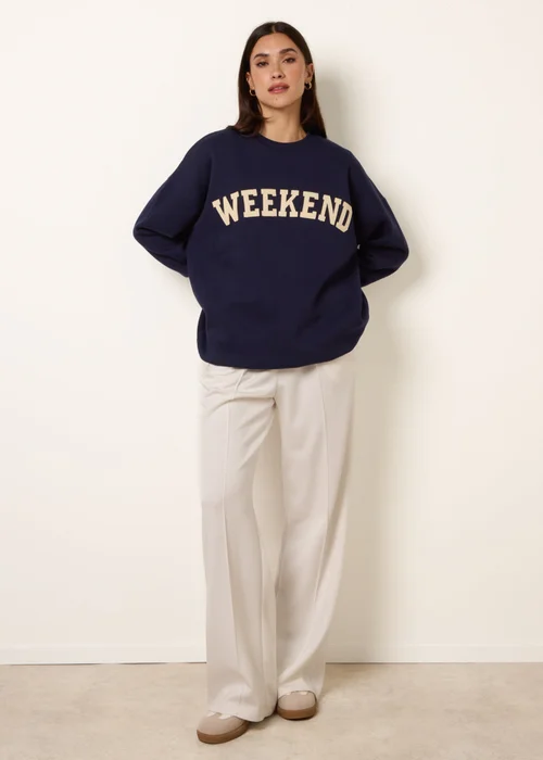 Blue Vanilla Navy Weekend Sweatshirt - Small/Medium Image 2