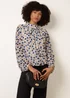 Blue Vanilla Beige Multi Spot High Next Puffball Top - Small/Medium Image 3
