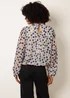 Blue Vanilla Beige Multi Spot High Next Puffball Top - Small/Medium Image 4
