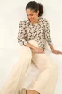 Roman Cream Pocket Button Smart Trousers - 18 Image 2