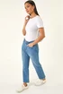 Roman Denim Petite Bootcut Cropped Jeans - Size 8 Image 2