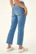 Roman Denim Petite Bootcut Cropped Jeans - Size 8 Image 3