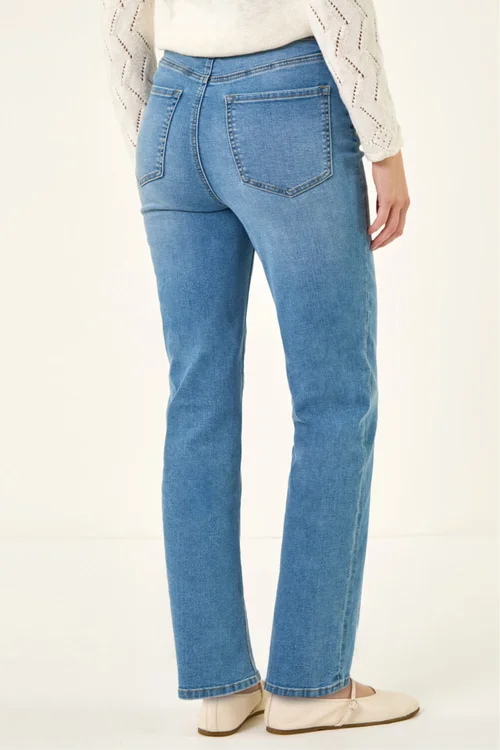 Roman Denim Straight Leg Stretch Jean - 14 Image 3