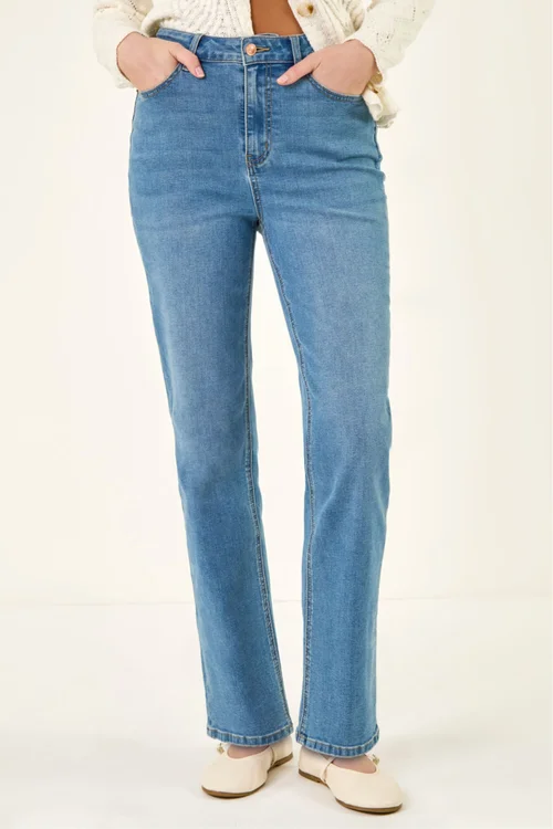 Roman Denim Straight Leg Stretch Jean - 14 Image 4