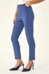 Roman Denim Petite Bengaline Stretch Trouser - Size 12 Image 4