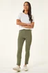 Roman Khaki Petite Bengaline Stretch Trouser - 14 Image 2