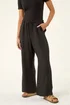 Roman Black Petite Pull On Woven Trouser - 10 Image 4