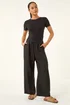 Roman Black Petite Pull On Woven Trouser - 10 Image 2