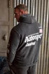 BadRhino Black 'Castrol' Acid Wash Hoodie - 3XL Image 2