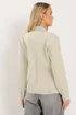 Long Tall Sally Ivory White Denim Jacket - Size 16 Image 3