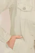 Long Tall Sally Ivory White Denim Jacket - Size 16 Image 4
