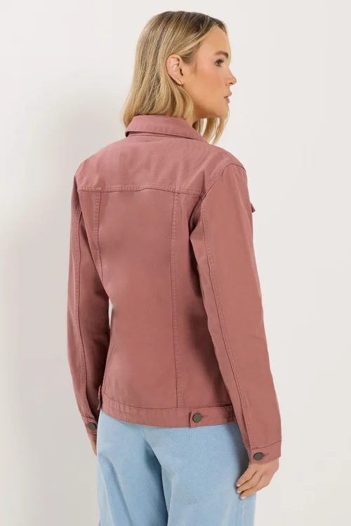 Long Tall Sally Pink Denim Jacket - 12 Image 3