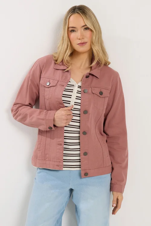 Long Tall Sally Pink Denim Jacket - 12 Image 1