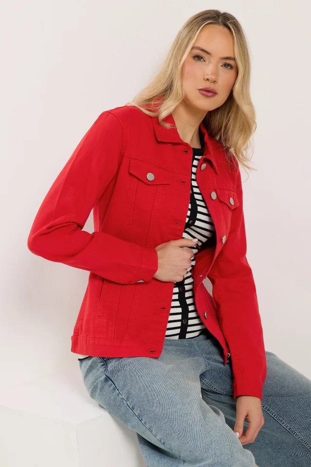 Long Tall Sally Red Denim Jacket