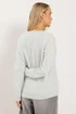 Long Tall Sally Grey Tipped Detail Knitted Cardigan - 18-20 Image 3