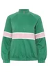 PixieGirl Petite Green Stripe Quarter Zip Sweatshirt - Size 18 Image 5
