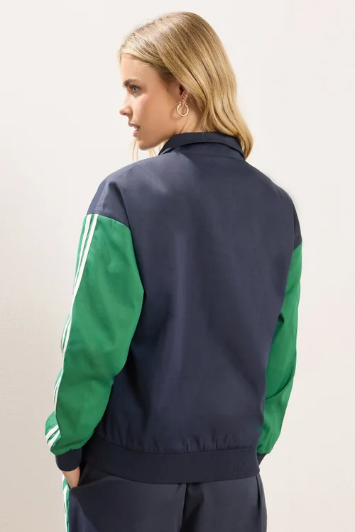 PixieGirl Petite Navy Blue & Green Side Stripe Jacket - 8 Image 4