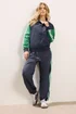 PixieGirl Petite Navy Blue & Green Side Stripe Jacket - 8 Image 3