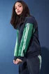 PixieGirl Petite Navy Blue & Green Side Stripe Jacket - 8 Image 1