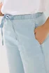 PixieGirl Petite Light Blue Denim Pull-On Non-Stretch Wide Leg Jeans - 10 Image 4