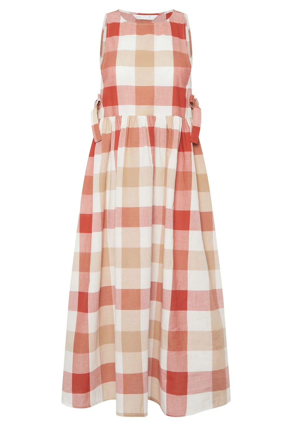 PixieGirl Petite Pink Check Midi Dress - 10 Image 5