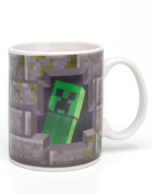 Vanilla Underground Minecraft Creeper Inside 11oz Heat Changing Mug - One Size Image 1