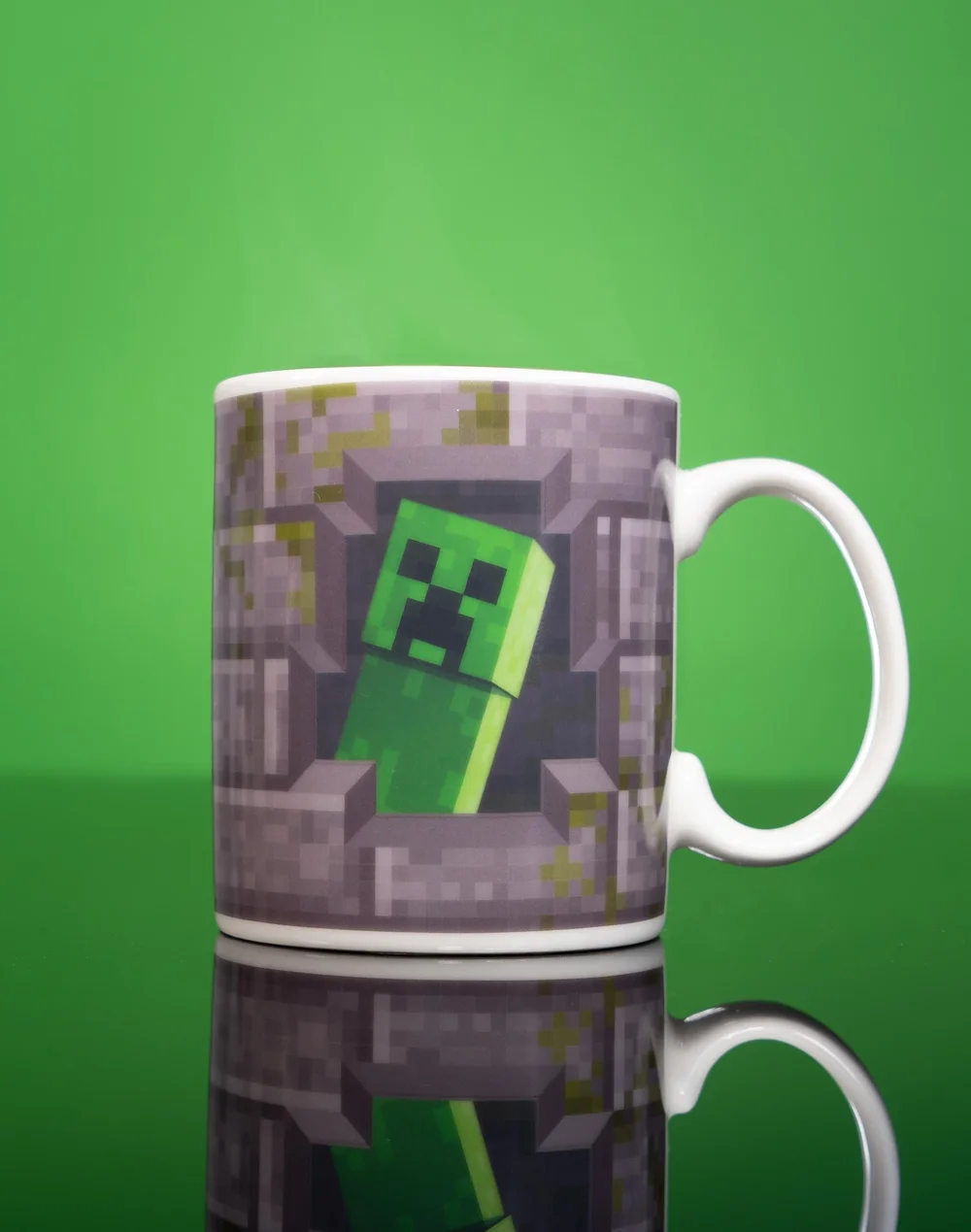 Vanilla Underground Minecraft Creeper Inside 11oz Heat Changing Mug - One Size Image 2
