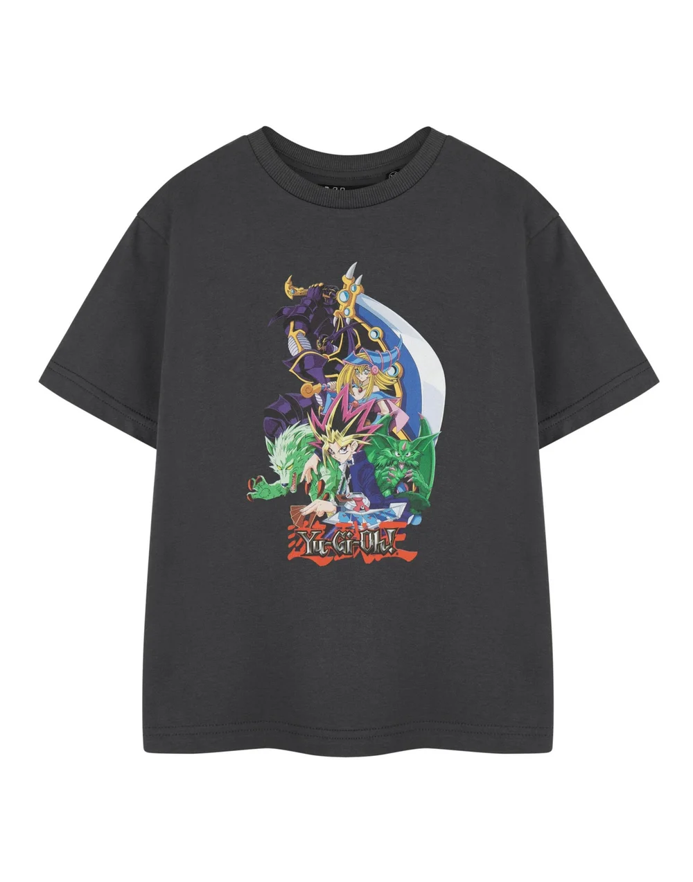 Vanilla Underground Yu Gi Oh Kids Multi Character Grey T-Shirt - Age 9-10 Years Image 1