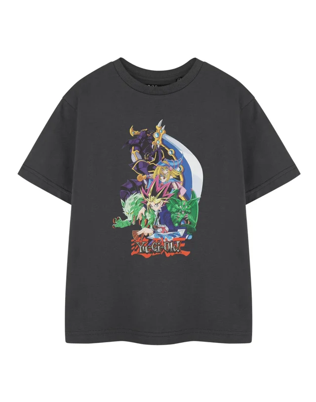 Vanilla Underground Yu Gi Oh Kids Multi Character Grey T-Shirt