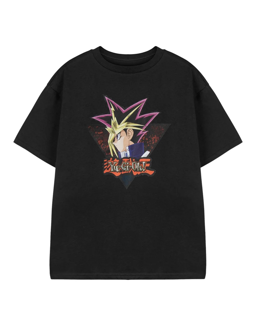 Vanilla Underground Yu Gi Oh Kids Yugi Black T-Shirt - Age 5-6 Years Image 1