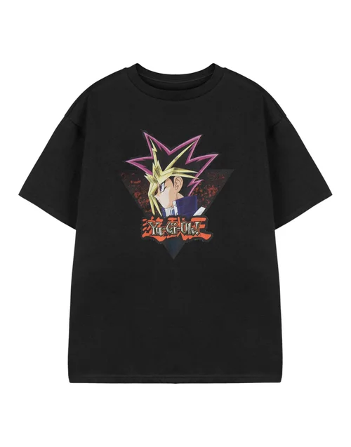 Vanilla Underground Yu Gi Oh Kids Yugi Black T-Shirt - Age 5-6 Years Image 1