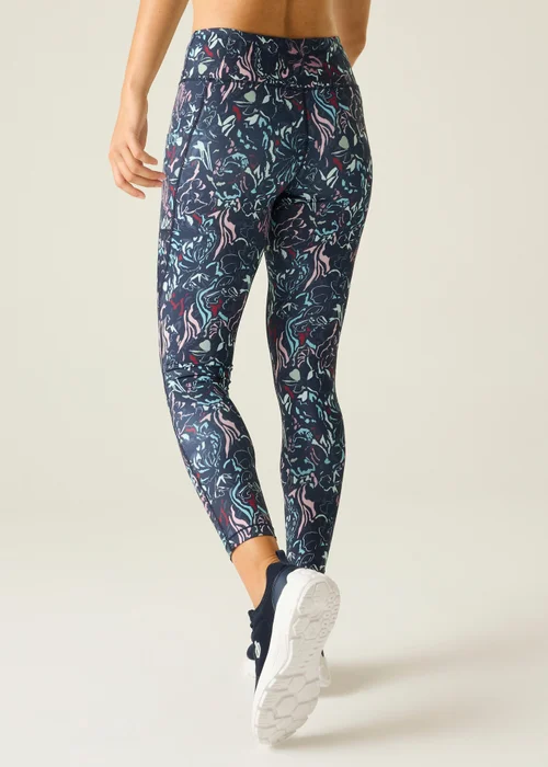Dare 2b Abstract Bloom Print Influential II 1/3 UV Protective, Quick Drying Leggings - 8 Image 2