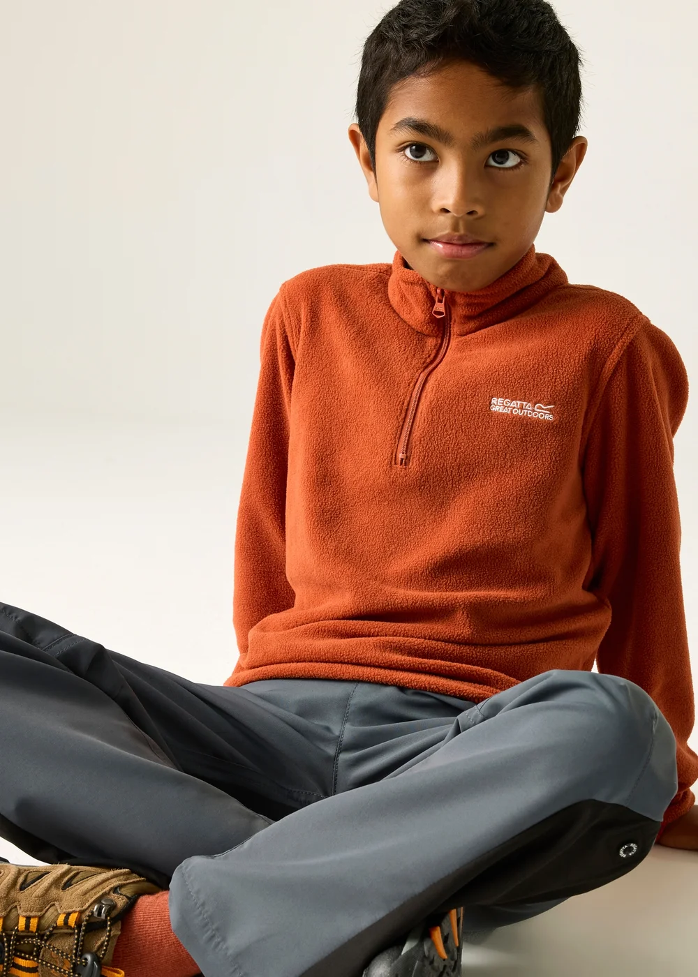 Regatta Brick Hot Shot II Anti-Pill, Symmetry Fleece (3-13 Years) - 13 Yrs Image 4