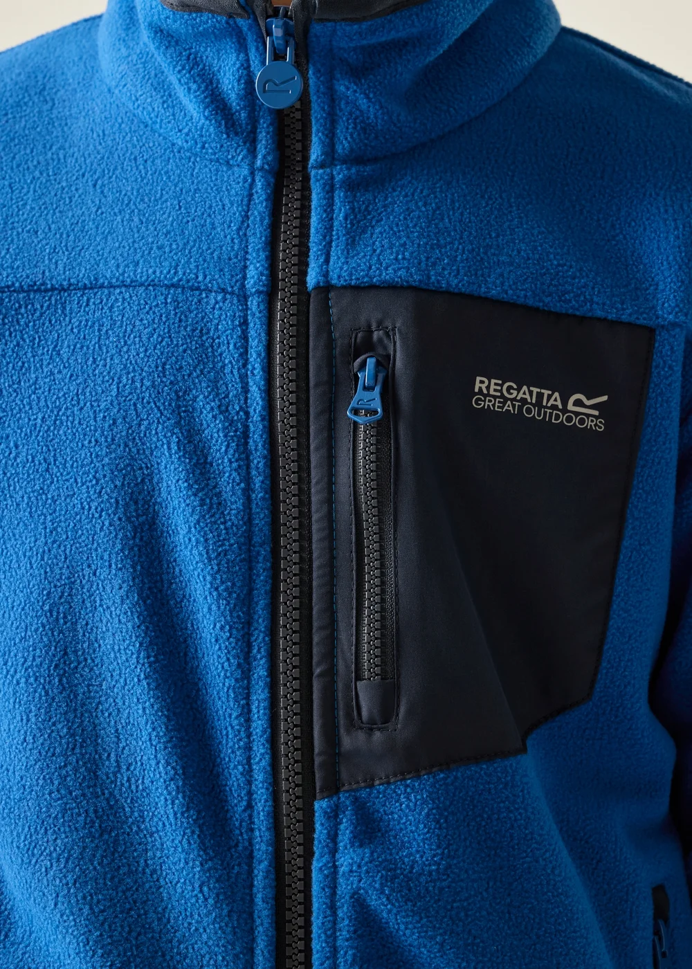 Regatta Olympian Blue Junior Frankie Full Zip Fleece (3-13 Years) - 7-8 Yrs Image 4