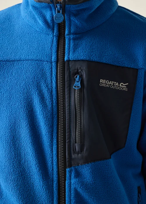 Regatta Olympian Blue Junior Frankie Full Zip Fleece (3-13 Years) - 7-8 Yrs Image 4