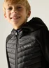 Regatta Black Seal Grey Andreson Hybrid Lightweight Jacket (3-13 Years) - Age 7-8 Years Image 6